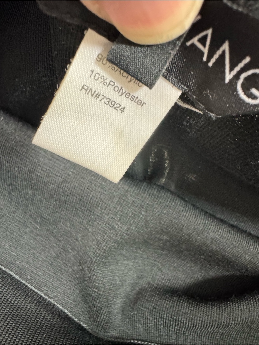 Ming Wang Front Slit Midi Skirt Black - Picture 3 of 6